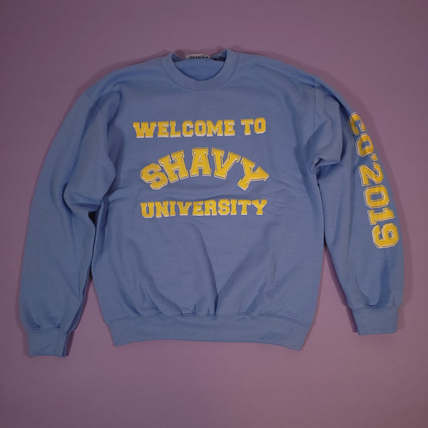 Shavy "Graduation Day" Varsity LongSleeve CrewNeck Sweater
