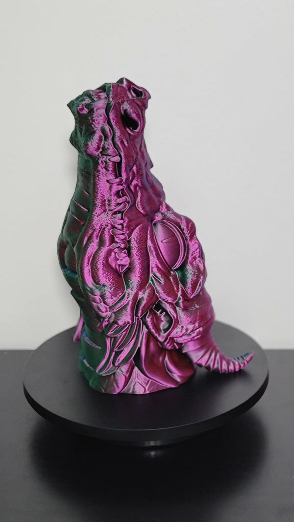 3D Printed Dragon Head Figurine