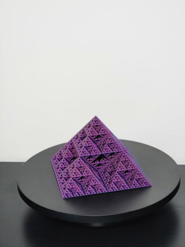 3D Printed Infinite Triangle Pyramid