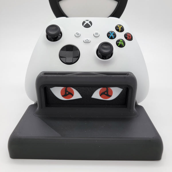 Uchiha Clan Inspired Controller and Headset Stand Combo