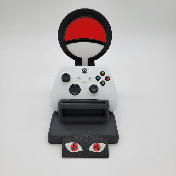 Uchiha Clan Inspired Controller and Headset Stand Combo