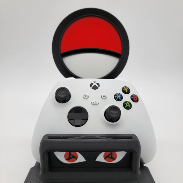 Uchiha Clan Inspired Controller and Headset Stand Combo