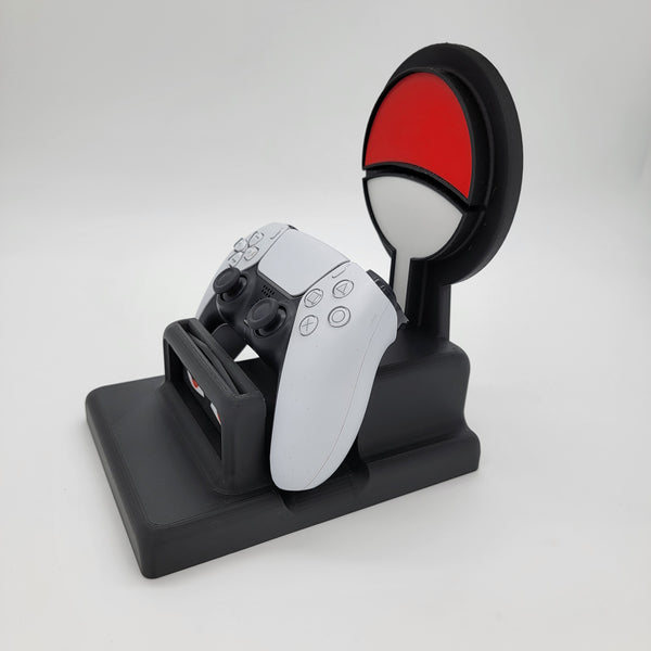 Uchiha Clan Inspired Controller and Headset Stand Combo