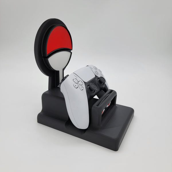 Uchiha Clan Inspired Controller and Headset Stand Combo