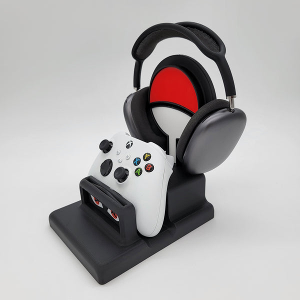 Uchiha Clan Inspired Controller and Headset Stand Combo