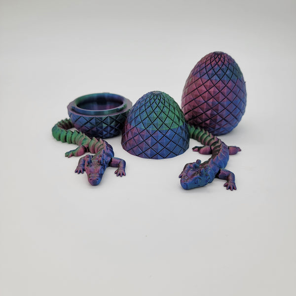 Articulated Night Spirit Dragon – Multicolor Edition w/ Dragon Egg