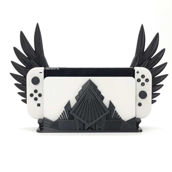 Art Deco Wings Gaming Console Dock Accessory – Compatible with Switch OLED & Classic