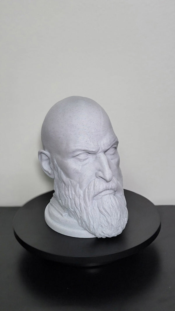 3D Printed Greek God Head - Steez Stock