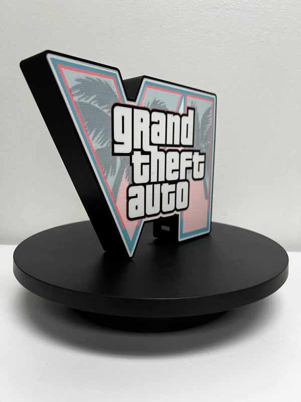 GTA VI Glow in the Dark LED Backlit Sign - Steez Stock