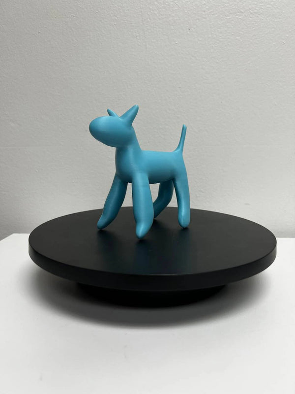 Blue Dog Glow-in-the-Dark 3D Print by e.Goyard.