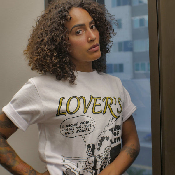 Lovers Only Archie Comics "Tunnel Of Love" White T - Shirt - Steez Stock