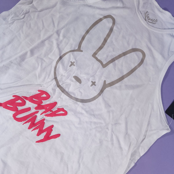 NWT E.Goyard Bad Bunny El Ultimo Tour Del Mundo Orlando, FL 2022 White Tank Top T - Shirt Men's sz M - Steez Stock