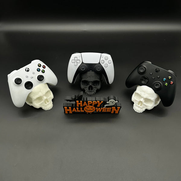 3D Printed Skull Controller Stand for PS5 & Xbox