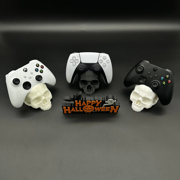 3D Printed Skull Controller Stand for PS5 & Xbox