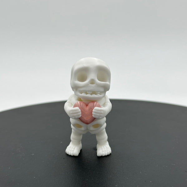 Tiny Skeleton 3D Printed Figurine - Steez Stock