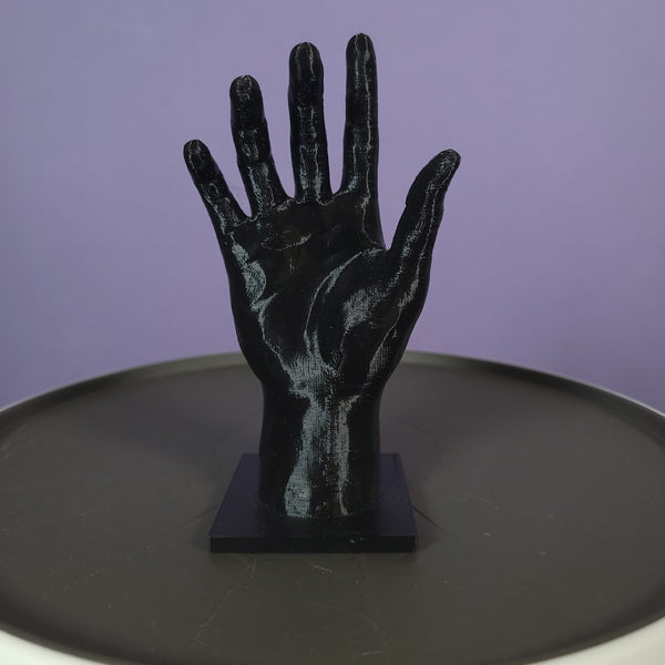 3D Printed Hand Statue Mural Display Ring Holder Trinket